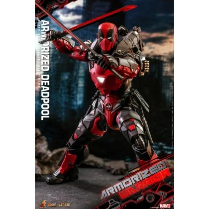 Armorized Deadpool - Hot Toys CMS09D42 Armorized Warrior 1/6th Scale Collectible Figure 2 Armorized Deadpool - Hot Toys CMS09D42 Armorized Warrior 1/6th Scale Collectible Figure - Image 2