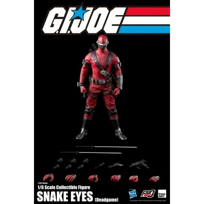 Snake Eyes (Deadgame) - ThreeZero 3Z0215-EX G.I. Joe 1/6th Scale Collectible Figure 6 Snake Eyes (Deadgame) - ThreeZero 3Z0215-EX G.I. Joe 1/6th Scale Collectible Figure - Image 6