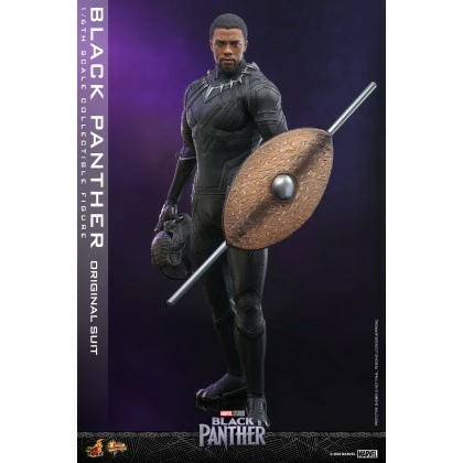 Black Panther (Original Suit) - Hot Toys MMS671 1/6th Scale Collectible Figure 4 Black Panther (Original Suit) - Hot Toys MMS671 1/6th Scale Collectible Figure - Image 4