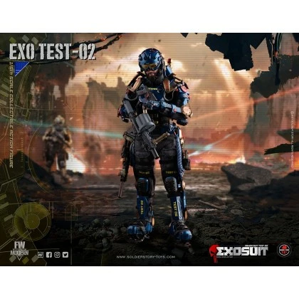 EXO-Skeleton Armor Suit Test-02 - Soldier Story 1/6th Scale Collectible Action Figure 4 EXO-Skeleton Armor Suit Test-02 - Soldier Story 1/6th Scale Collectible Action Figure - Image 4