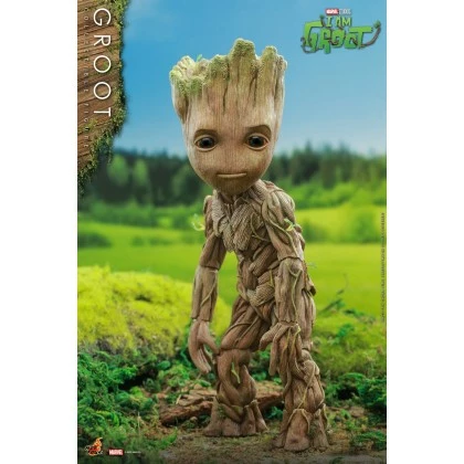 Groot - Hot Toys TMS088 I Am Groot Collectible Figure 2 Groot - Hot Toys TMS088 I Am Groot Collectible Figure - Image 2