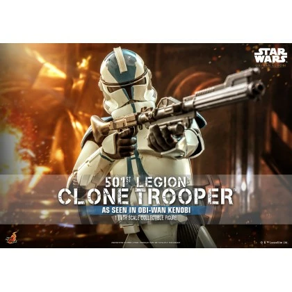 501st Legion Clone Trooper - Hot Toys TMS092 Star Wars The Clone Wars 1/6th Scale Collectible Figure 3 501st Legion Clone Trooper - Hot Toys TMS092 Star Wars The Clone Wars 1/6th Scale Collectible Figure - Image 3