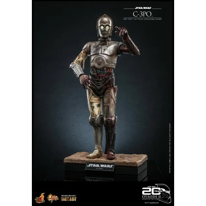 C-3PO - Hot Toys MMS650 Star Wars Episode II Attack Of The Clones 1/6th Scale Collectible Figure 3 C-3PO - Hot Toys MMS650 Star Wars Episode II Attack Of The Clones 1/6th Scale Collectible Figure - Image 3