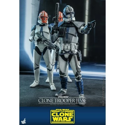 Clone Trooper Jesse - Hot Toys TMS064 Star Wars The Clone Wars 1/6th Scale Collectible Figure 6 Clone Trooper Jesse - Hot Toys TMS064 Star Wars The Clone Wars 1/6th Scale Collectible Figure - Image 6