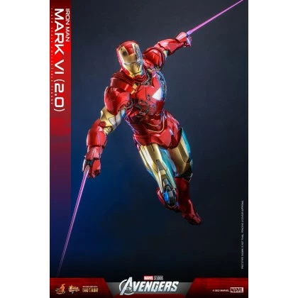 Iron Man Mark VI (2.0) - Hot Toys MMS687D52 The Avengers 1/6th Scale Collectible Figure 6 Iron Man Mark VI (2.0) - Hot Toys MMS687D52 The Avengers 1/6th Scale Collectible Figure - Image 6