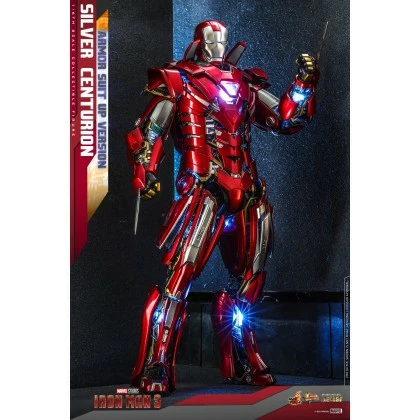 Silver Centurion - Hot Toys MMS618D43 Iron Man 3 1/6th Scale (Armor Suit Up Version) Collectible Figure 6 Silver Centurion - Hot Toys MMS618D43 Iron Man 3 1/6th Scale (Armor Suit Up Version) Collectible Figure - Image 6