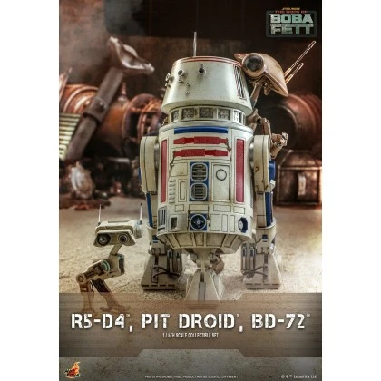 R5-D4 Pit Droid BD-72 (Collectible Set)- Hot Toys TMS086 Star Wars The Book Of Boba Fett 1/6th Scale 1 R5-D4 Pit Droid BD-72 (Collectible Set)- Hot Toys TMS086 Star Wars The Book Of Boba Fett 1/6th Scale