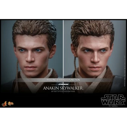 Anakin Skywalker - Hot Toys MMS677 Star Wars Episode II Attack Of The Clones 1/6th Scale Collectible Figure 4 Anakin Skywalker - Hot Toys MMS677 Star Wars Episode II Attack Of The Clones 1/6th Scale Collectible Figure - Image 4