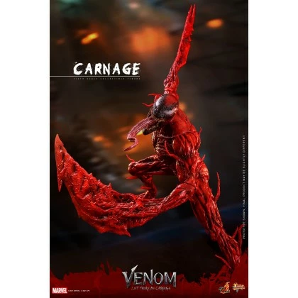 Carnage - Hot Toys MMS619 Venom Let There Be Carnage 1/6th Scale Collectible Figure 2 Carnage - Hot Toys MMS619 Venom Let There Be Carnage 1/6th Scale Collectible Figure - Image 2