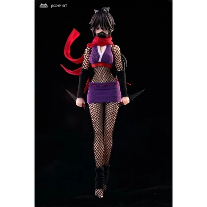 Female Ninja Hagi - Hasuki PA002 1/12th Scale Pocket Art Series No.2 5 Female Ninja Hagi - Hasuki PA002 1/12th Scale Pocket Art Series No.2 - Image 5