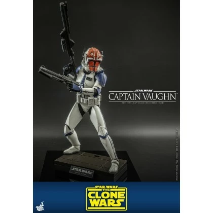 Captain Vaughn - Hot Toys TMS065 Star Wars The Clone Wars 1/6th Scale Collectible Figure 5 Captain Vaughn - Hot Toys TMS065 Star Wars The Clone Wars 1/6th Scale Collectible Figure - Image 5