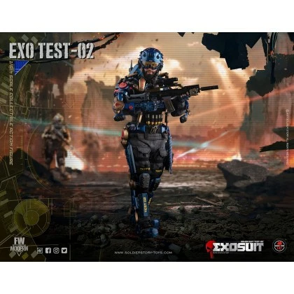 EXO-Skeleton Armor Suit Test-02 - Soldier Story 1/6th Scale Collectible Action Figure 5 EXO-Skeleton Armor Suit Test-02 - Soldier Story 1/6th Scale Collectible Action Figure - Image 5