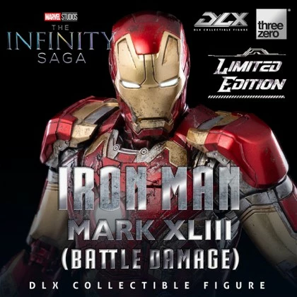 Mark43 (Battle Damage) - ThreeZero DLX Iron Man 1 Mark43 (Battle Damage) - ThreeZero DLX Iron Man