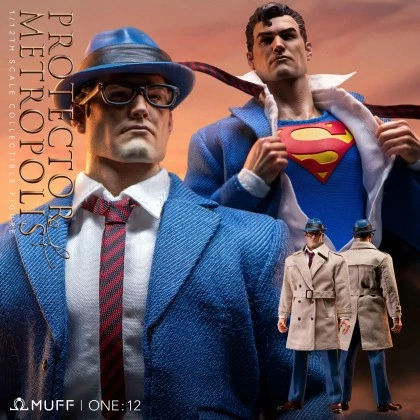 Clark Kent - Muff Toys MF05 1/12th Scale Protector Of Metropolis 1 Clark Kent - Muff Toys MF05 1/12th Scale Protector Of Metropolis