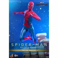Spider-Man (New Red And Blue Suit) (Deluxe Version) - Hot Toys MMS680 Spider-Man No Way Home 1/6th Scale Collectible Figure