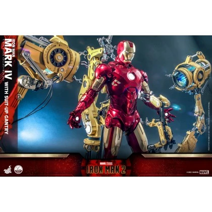 Iron Man Mark IV With Suit-Up Gantry - Hot Toys QS021 Iron Man 2 1/4th Scale Collectible Set 6 Iron Man Mark IV With Suit-Up Gantry - Hot Toys QS021 Iron Man 2 1/4th Scale Collectible Set - Image 6