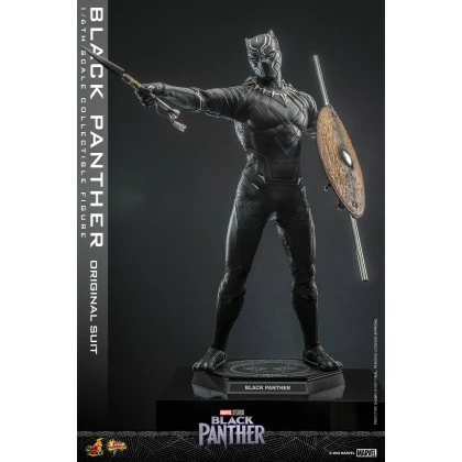 Black Panther (Original Suit) - Hot Toys MMS671 1/6th Scale Collectible Figure 3 Black Panther (Original Suit) - Hot Toys MMS671 1/6th Scale Collectible Figure - Image 3