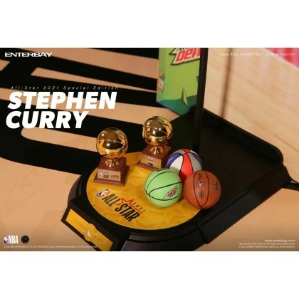 Stephen Curry All-Star 2021 Special Edition - Enterbay RM-1095 1/6th Scale Real Masterpiece NBA Collection 4 Stephen Curry All-Star 2021 Special Edition - Enterbay RM-1095 1/6th Scale Real Masterpiece NBA Collection - Image 4