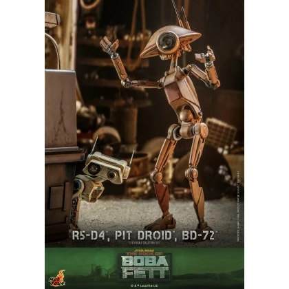 R5-D4 Pit Droid BD-72 (Collectible Set)- Hot Toys TMS086 Star Wars The Book Of Boba Fett 1/6th Scale 4 R5-D4 Pit Droid BD-72 (Collectible Set)- Hot Toys TMS086 Star Wars The Book Of Boba Fett 1/6th Scale - Image 4