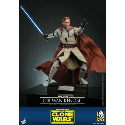 Obi-Wan Kenobi - Hot Toys TMS095 Star Wars The Clone Wars - 1/6th Scale Collectible Figure 6 Obi-Wan Kenobi - Hot Toys TMS095 Star Wars The Clone Wars - 1/6th Scale Collectible Figure - Image 6