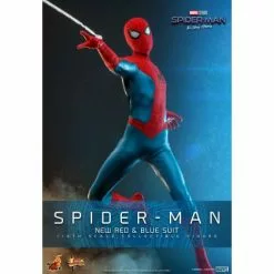 Spider-Man (New Red And Blue Suit) - Hot Toys MMS679 Spider-Man No Way Home 1/6th Scale Collectible Figure