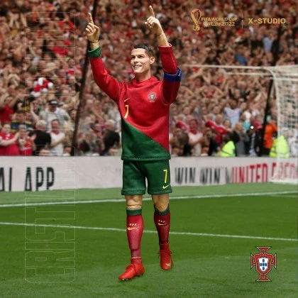 Cristiano Ronaldo (Deluxe Edition) - X Studio CR7D 1/6th Scale 2 Cristiano Ronaldo (Deluxe Edition) - X Studio CR7D 1/6th Scale - Image 2