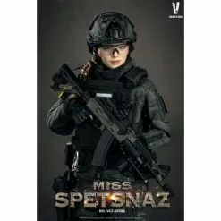Women Soldier (Black Vest) - Verycool 1/6th Scale MCB Camouflage Russian Special Combat