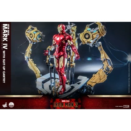 Iron Man Mark IV With Suit-Up Gantry - Hot Toys QS021 Iron Man 2 1/4th Scale Collectible Set 5 Iron Man Mark IV With Suit-Up Gantry - Hot Toys QS021 Iron Man 2 1/4th Scale Collectible Set - Image 5