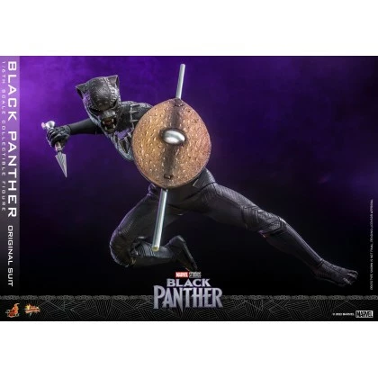 Black Panther (Original Suit) - Hot Toys MMS671 1/6th Scale Collectible Figure 6 Black Panther (Original Suit) - Hot Toys MMS671 1/6th Scale Collectible Figure - Image 6