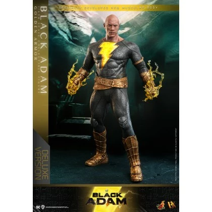 Black Adam (Golden Armor)(Deluxe Version) - Hot Toys DX31 Black Adam 1/6th Scale Collectible Figure 4 Black Adam (Golden Armor)(Deluxe Version) - Hot Toys DX31 Black Adam 1/6th Scale Collectible Figure - Image 4