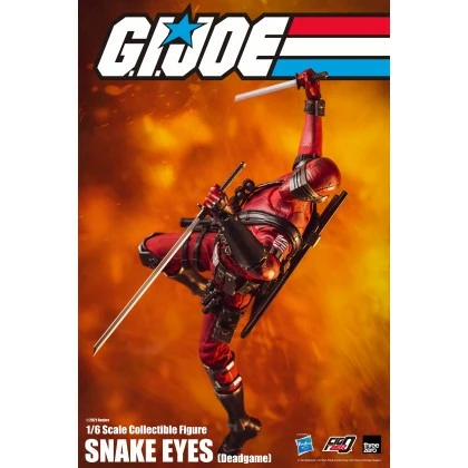 Snake Eyes (Deadgame) - ThreeZero 3Z0215-EX G.I. Joe 1/6th Scale Collectible Figure 4 Snake Eyes (Deadgame) - ThreeZero 3Z0215-EX G.I. Joe 1/6th Scale Collectible Figure - Image 4