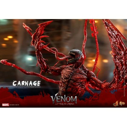 Carnage - Hot Toys MMS619 Venom Let There Be Carnage 1/6th Scale Collectible Figure 5 Carnage - Hot Toys MMS619 Venom Let There Be Carnage 1/6th Scale Collectible Figure - Image 5
